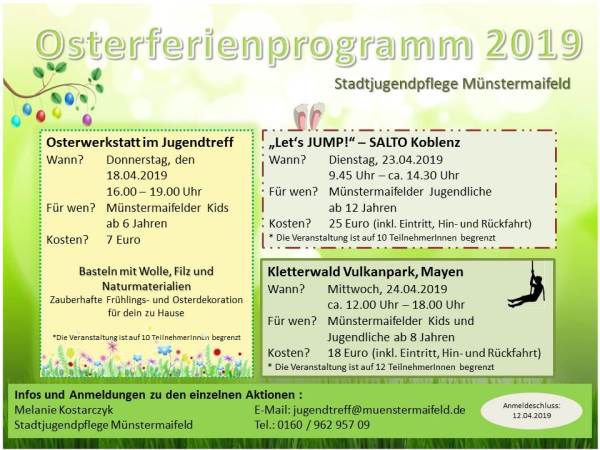 Osterferienprogramm 2019 600